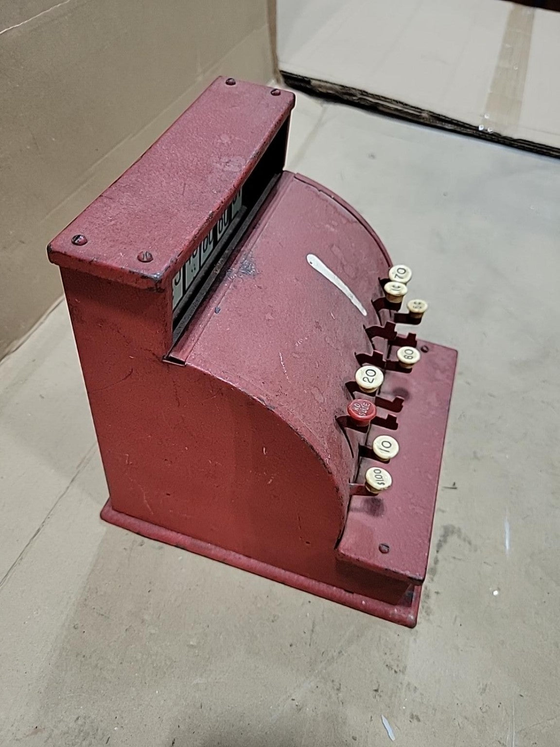 Vintage Tom Thumb Metal Toy Cash Register – As-Is