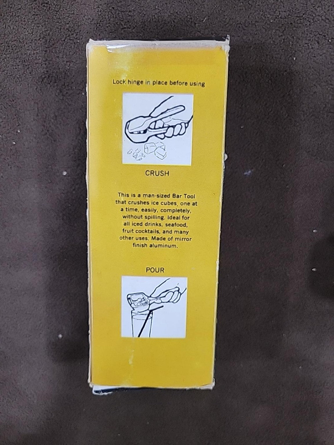 Vintage Irvinware USA Aluminum Hand Ice Crusher with Box
