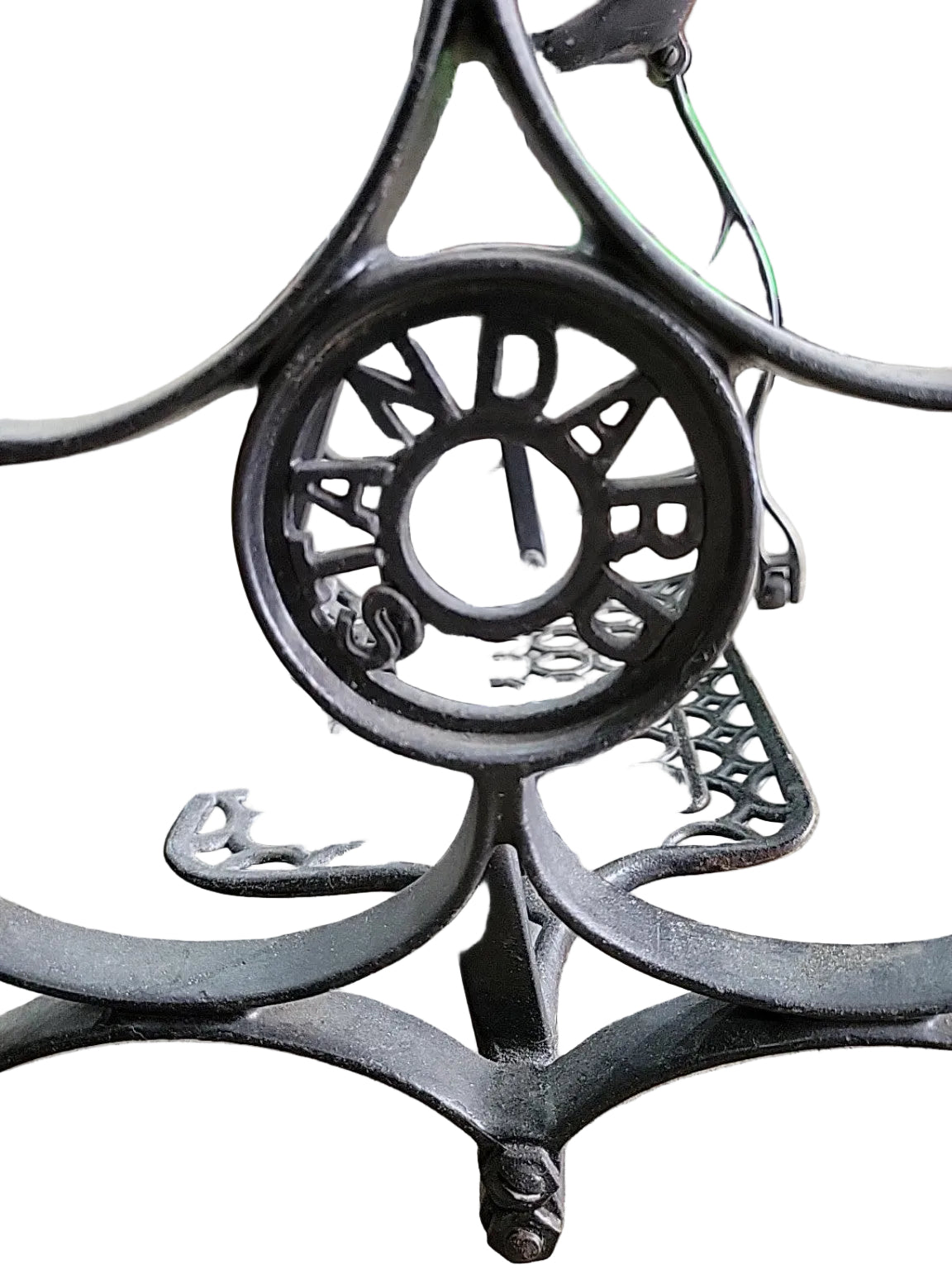 Antique Standard Cast Iron Treadle Sewing Machine Base