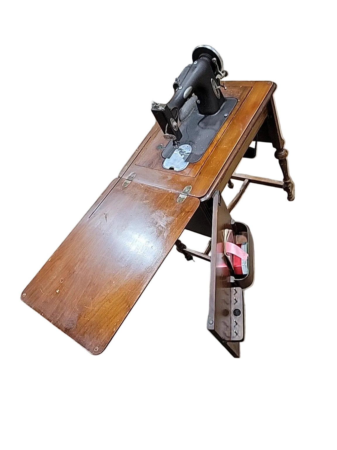 Vintage White Rotary Electric Sewing Machine Model 43