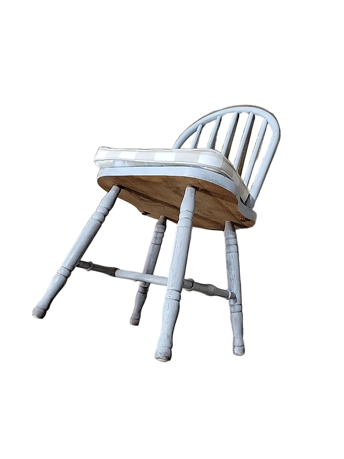 Vintage Painted Windsor-Style Spindle Back Chair