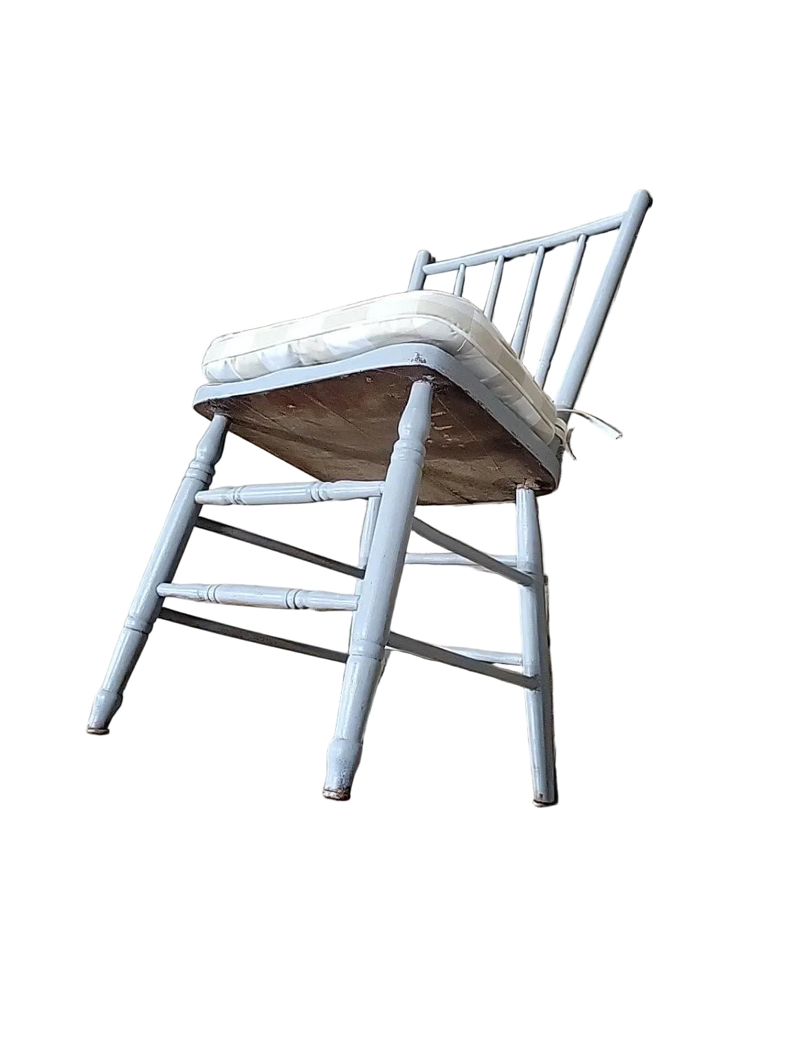 Vintage Painted Spindle Back Farmhouse Chair