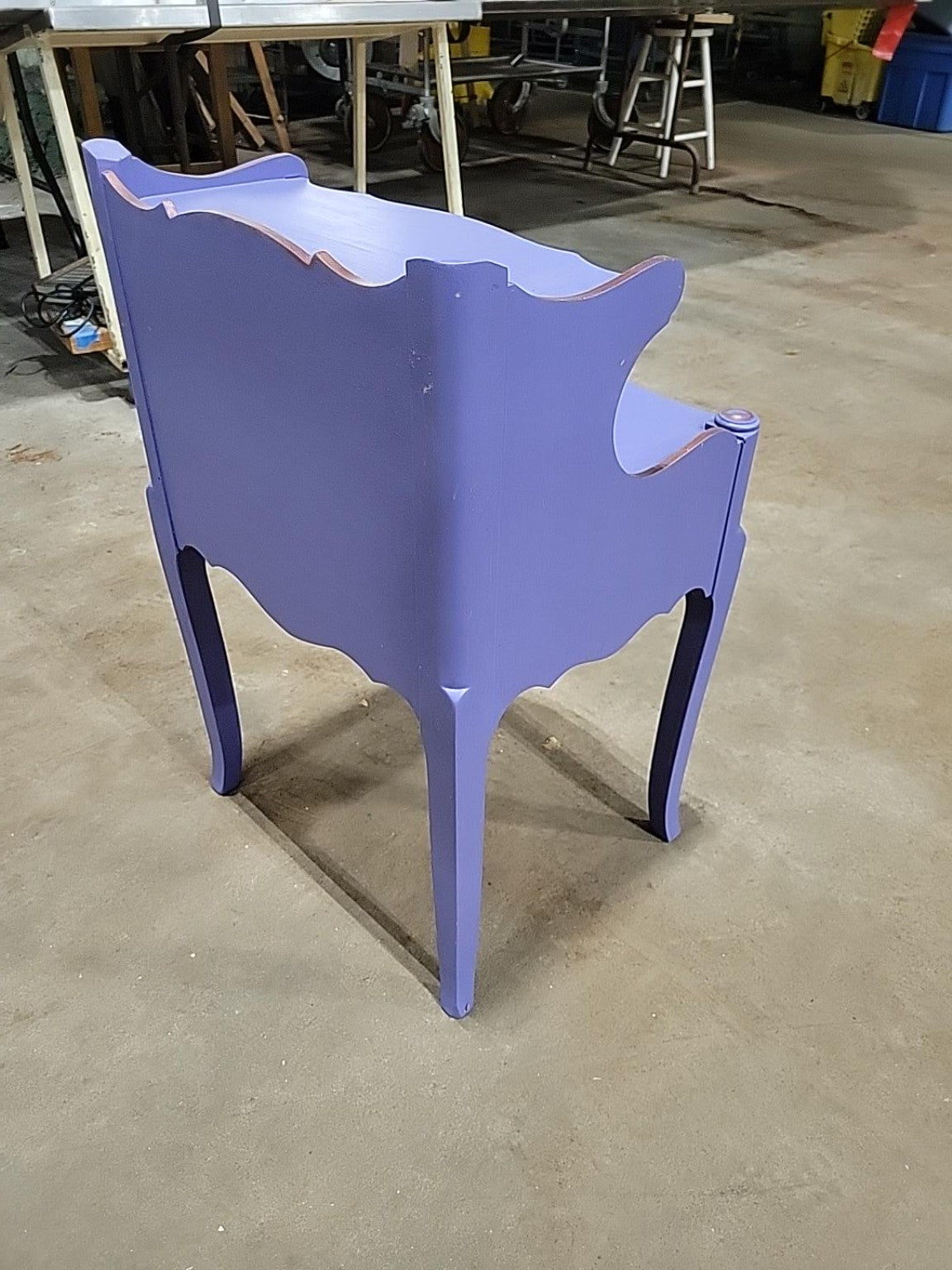 Vintage Solid Beech Painted Telephone Table