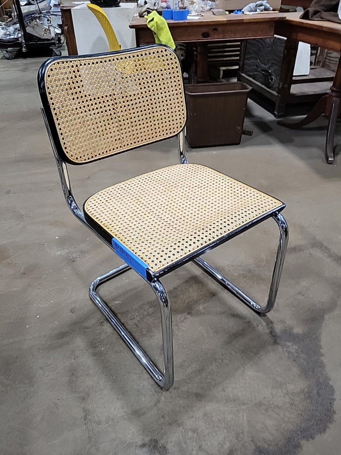 Vintage Knoll Cesca Cane Chairs by Marcel Breuer – Set of 3