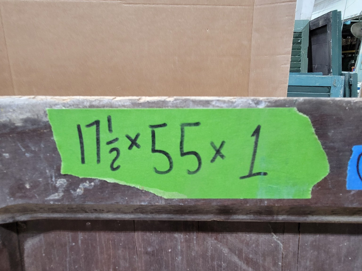 Vintage Raised Panel Wood Cabinet Doors – Pair
