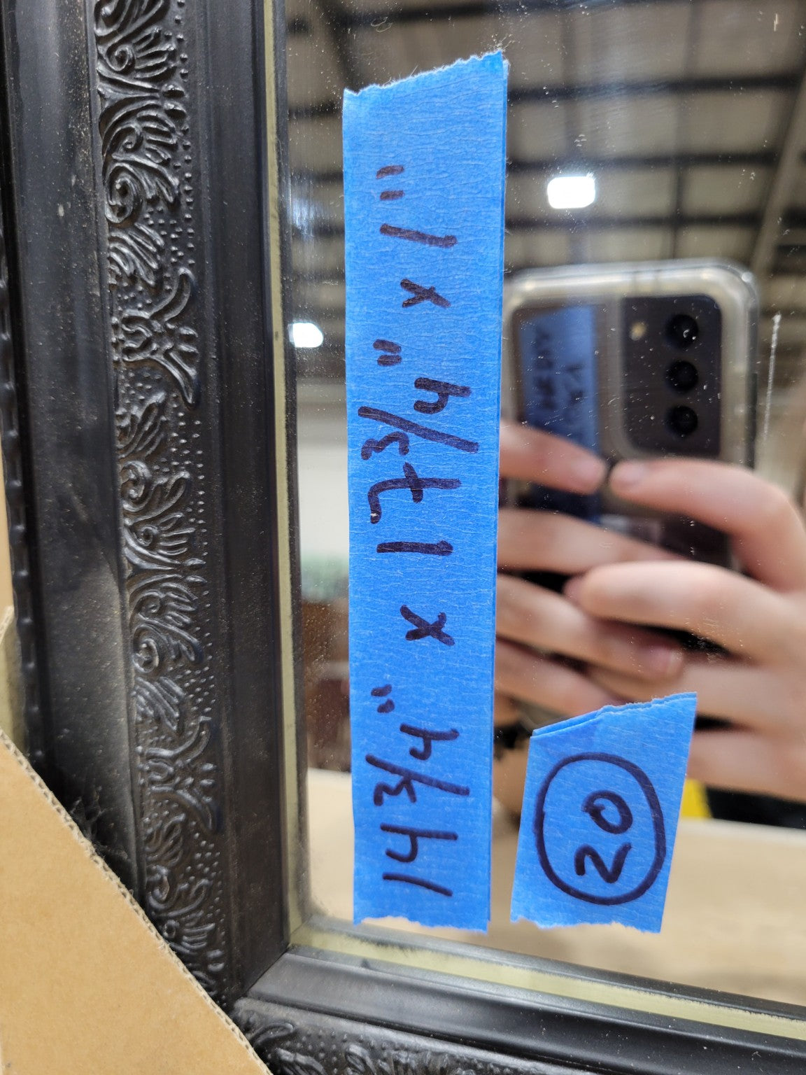 Decorative Black Framed Wall Mirror