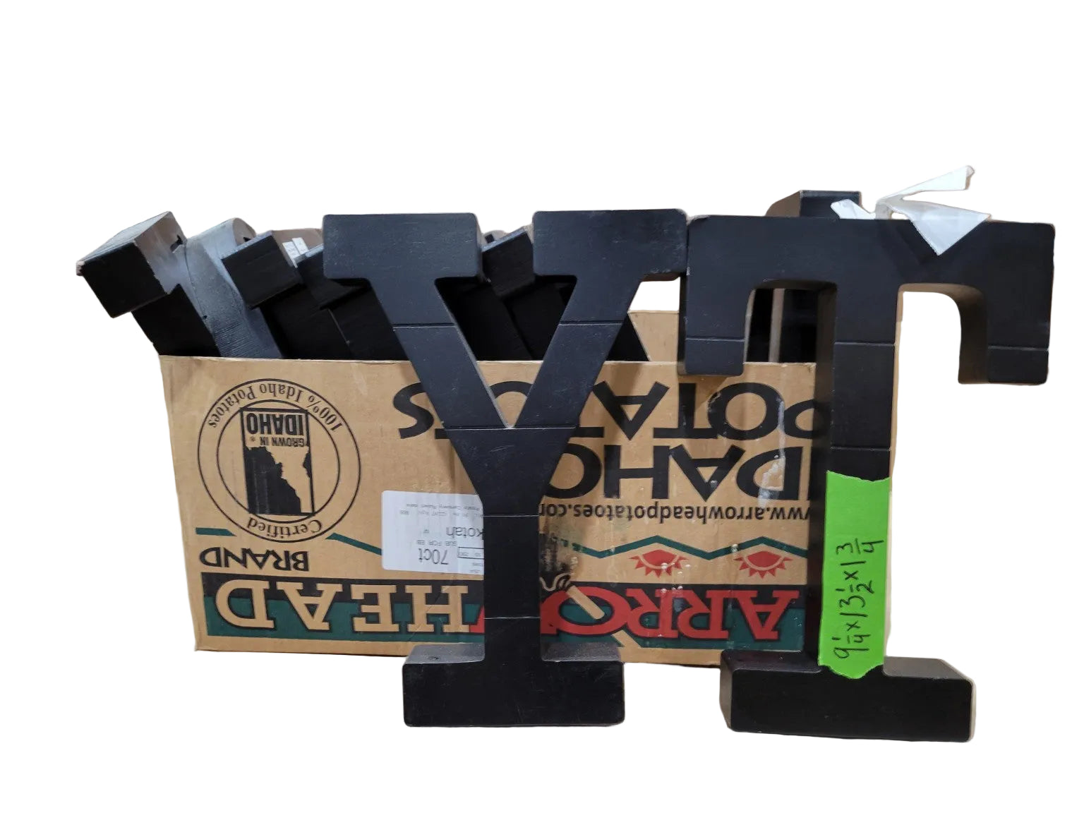 Hobby Lobby Black Wood Wall Decor Letters – Set of 12
