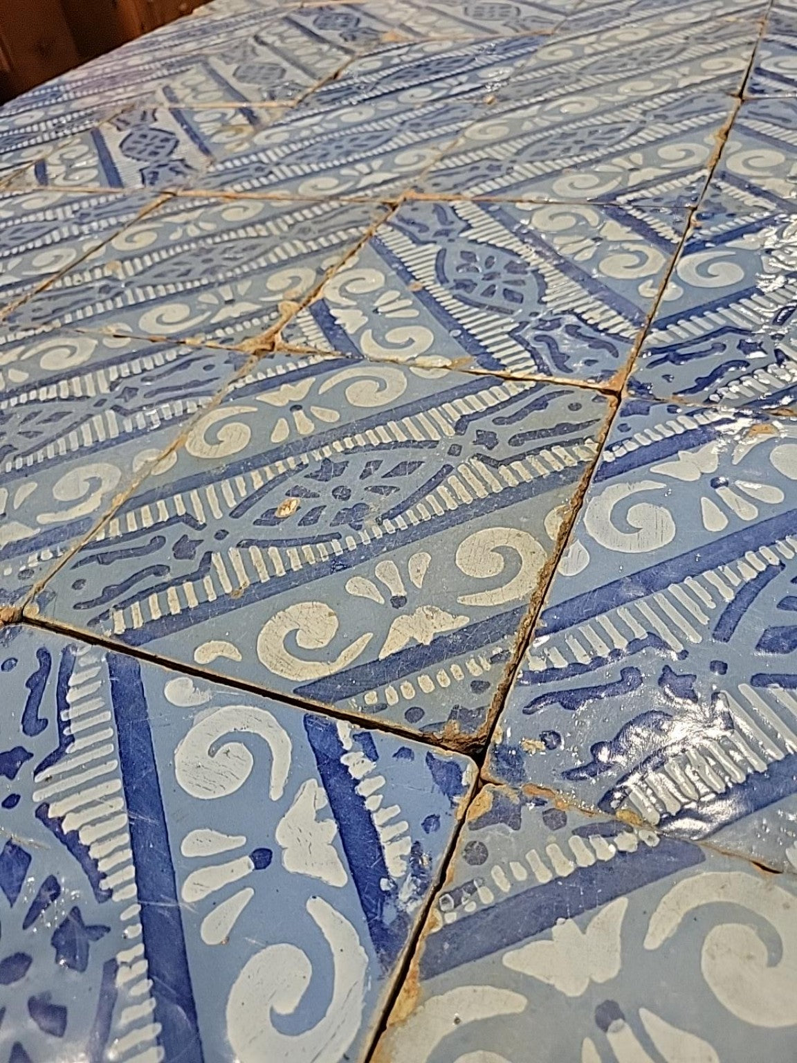 Vintage Napoli Hand-Painted Italian Ceramic Tiles – 58pc Lot