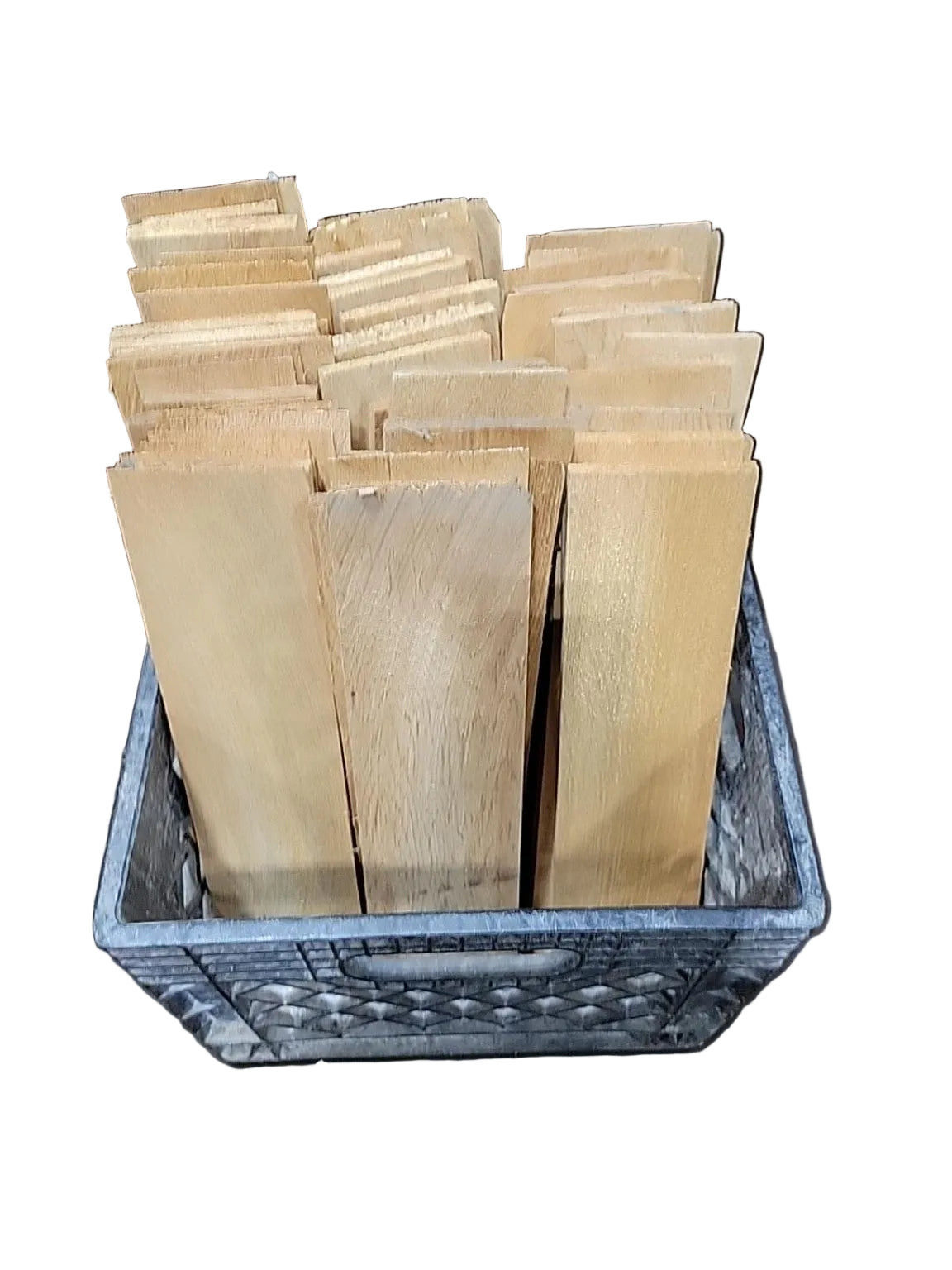 Lot of 80 Tapered Wood Shakes – 16" Salvage Stock