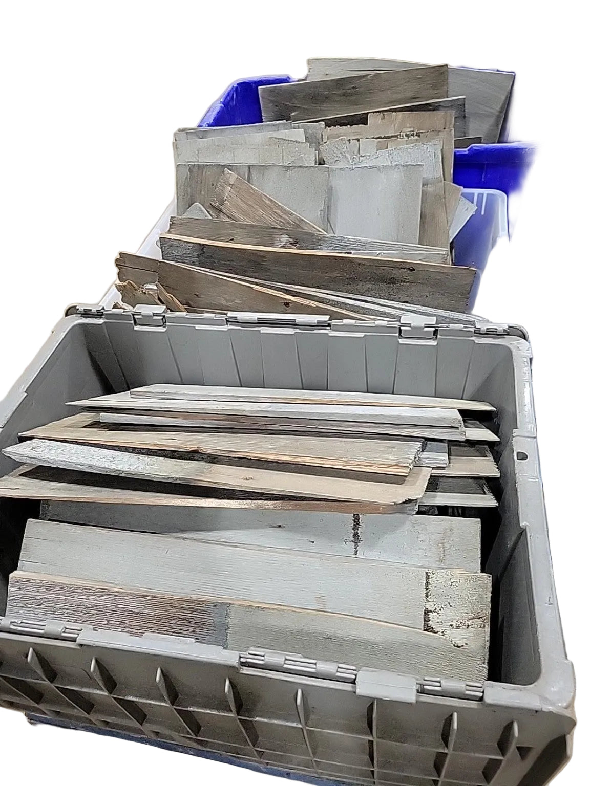 Salvaged Painted Wood Shakes – 210 Piece Lot