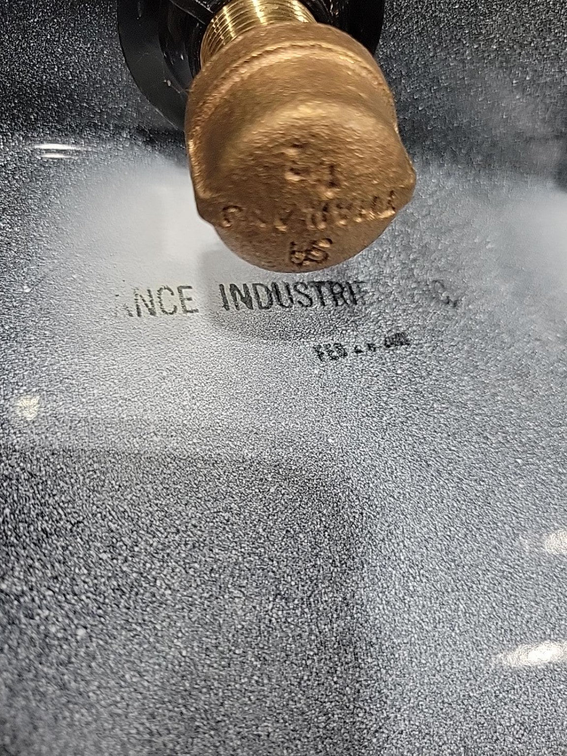Vintage Industrial Enamel Utility Sink with Chrome Faucet