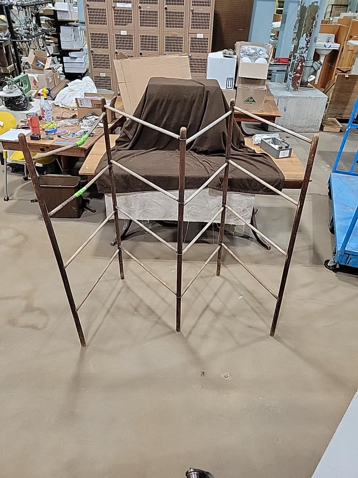 Vintage Folding Wooden Quilt  Drying Rack