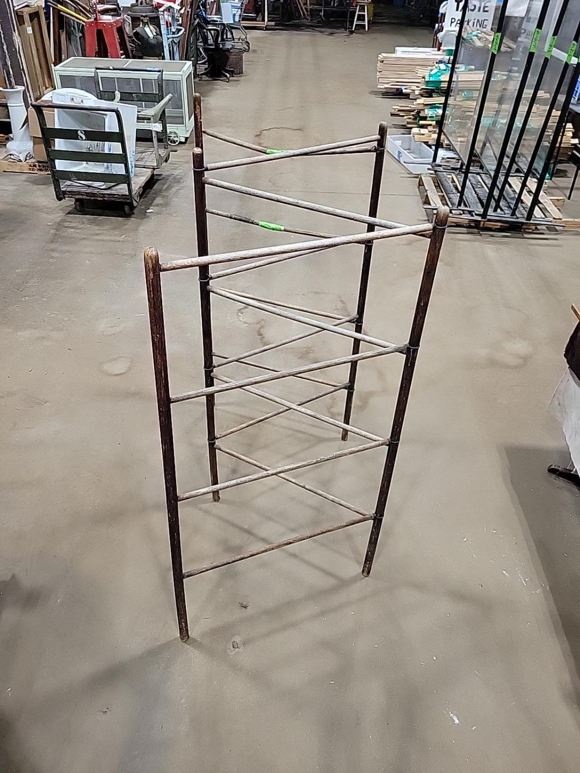 Vintage Folding Wooden Quilt  Drying Rack