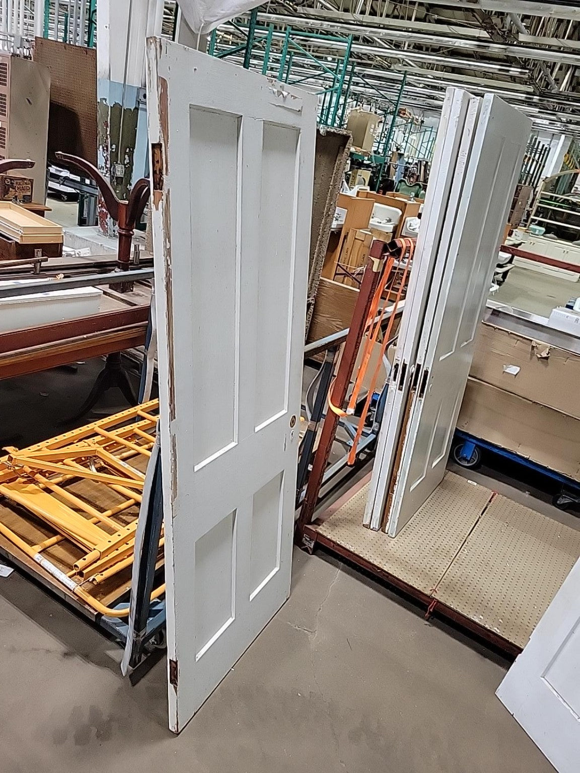 Vintage 4-Panel Solid Wood Interior Door – 32 x 80