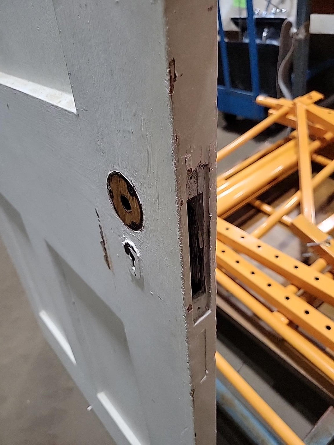 Vintage 4-Panel Solid Wood Interior Door – 32 x 80