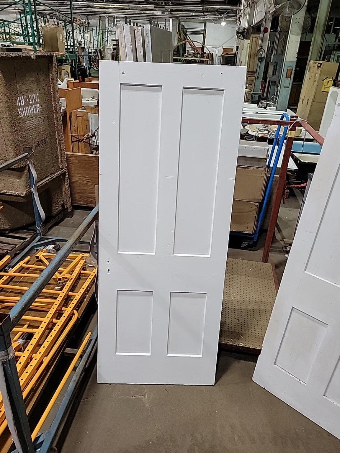 Vintage 4-Panel Solid Wood Interior Door – 32 x 80