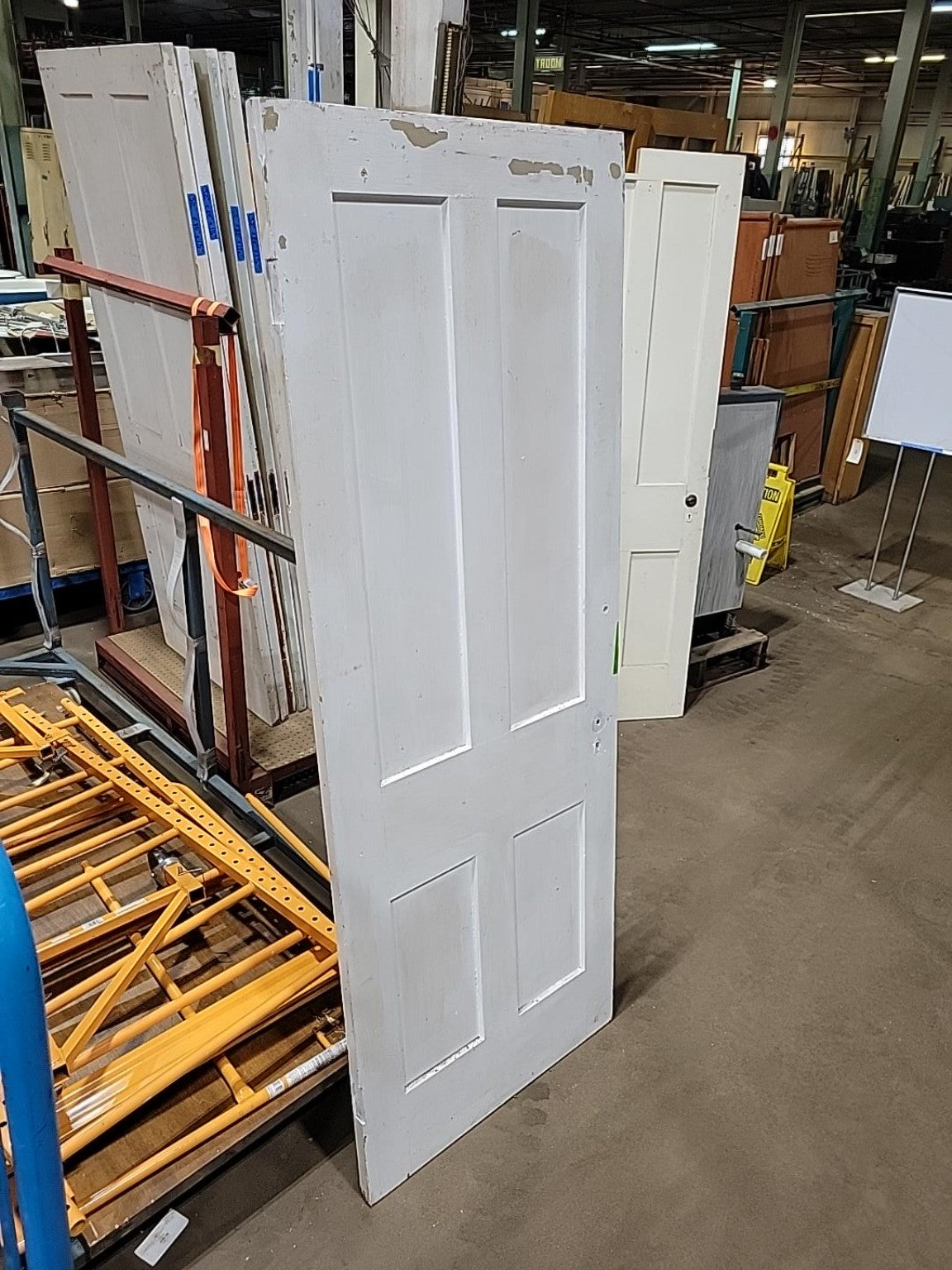 Vintage 4-Panel Wood Interior Door – 30" x 80"