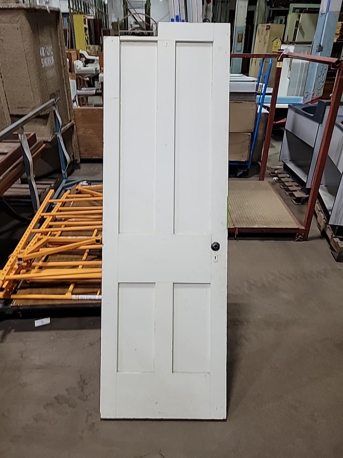Vintage 4-Panel Wood Interior Door – 25 1/2" x 80"