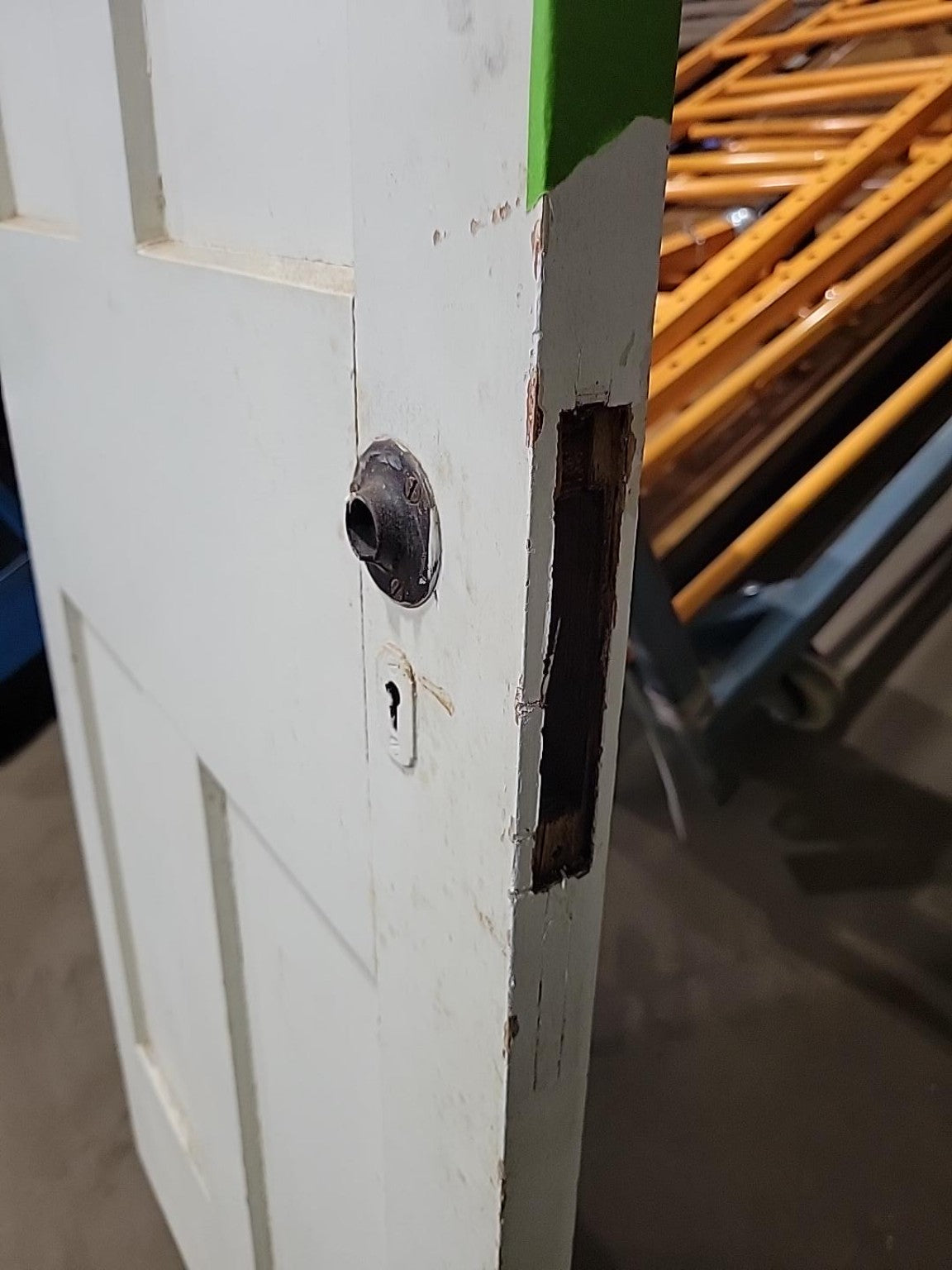Vintage 4-Panel Wood Interior Door – 25 1/2" x 80"