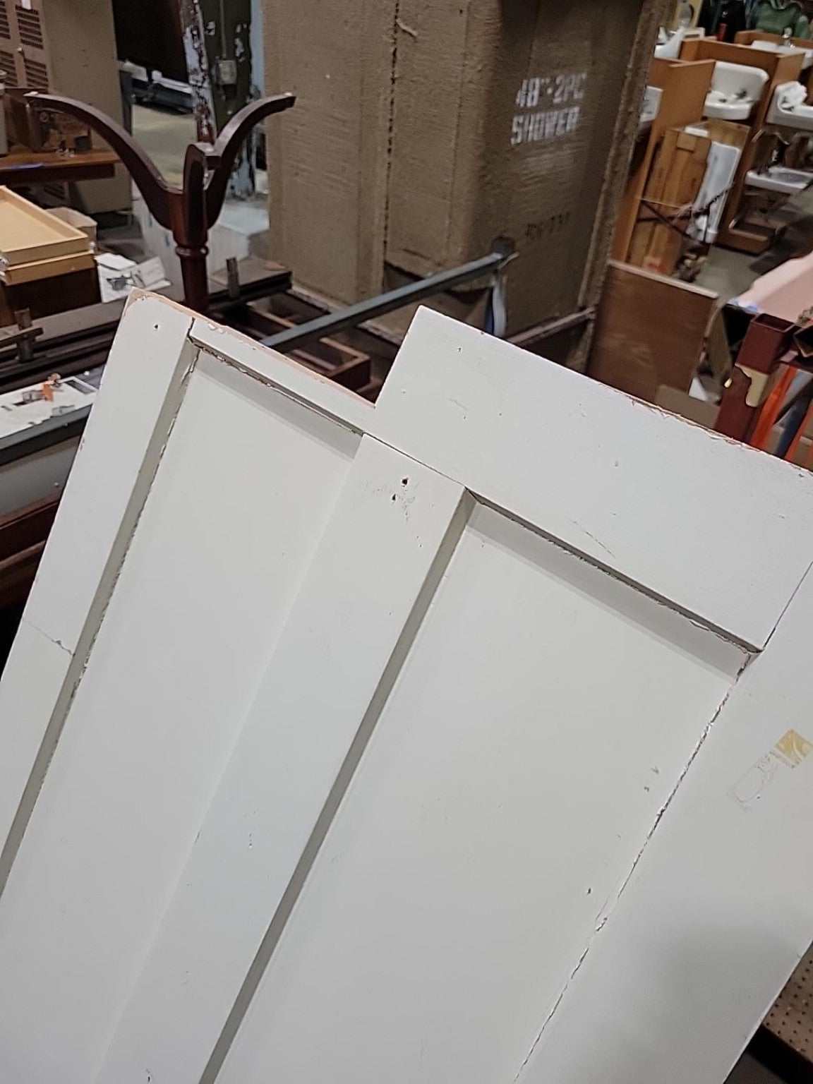 Vintage 4-Panel Wood Interior Door – 25 1/2" x 80"