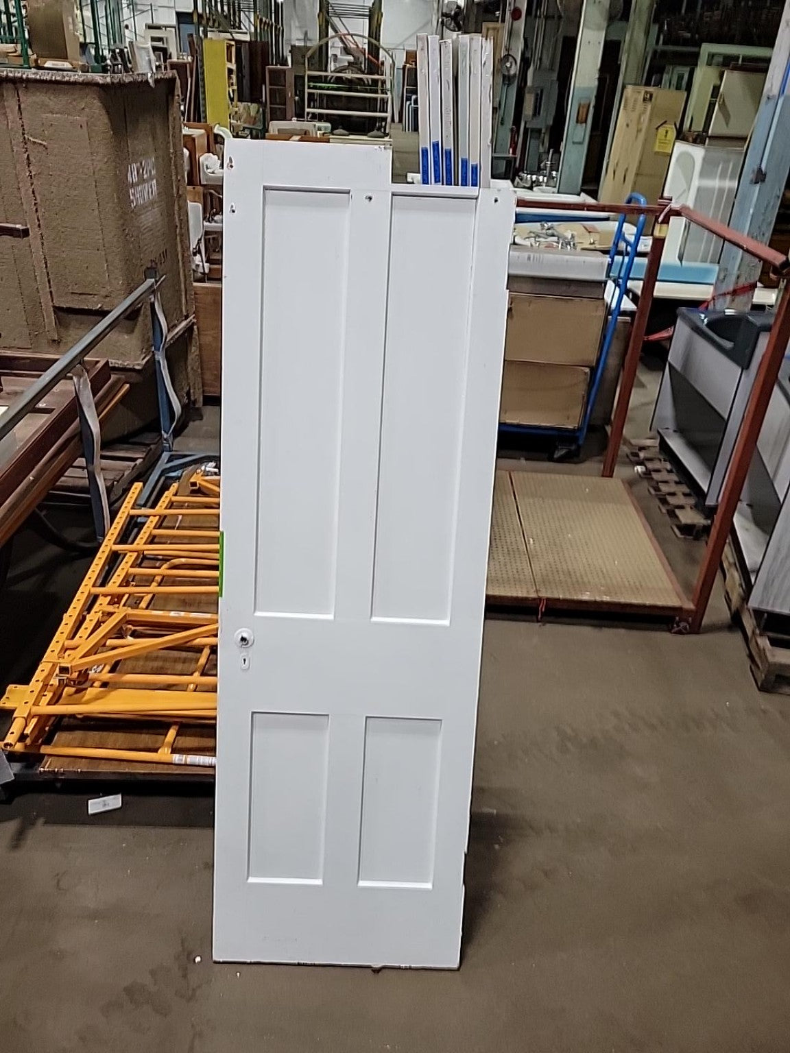 Vintage 4-Panel Wood Interior Door – 25 1/2" x 80"