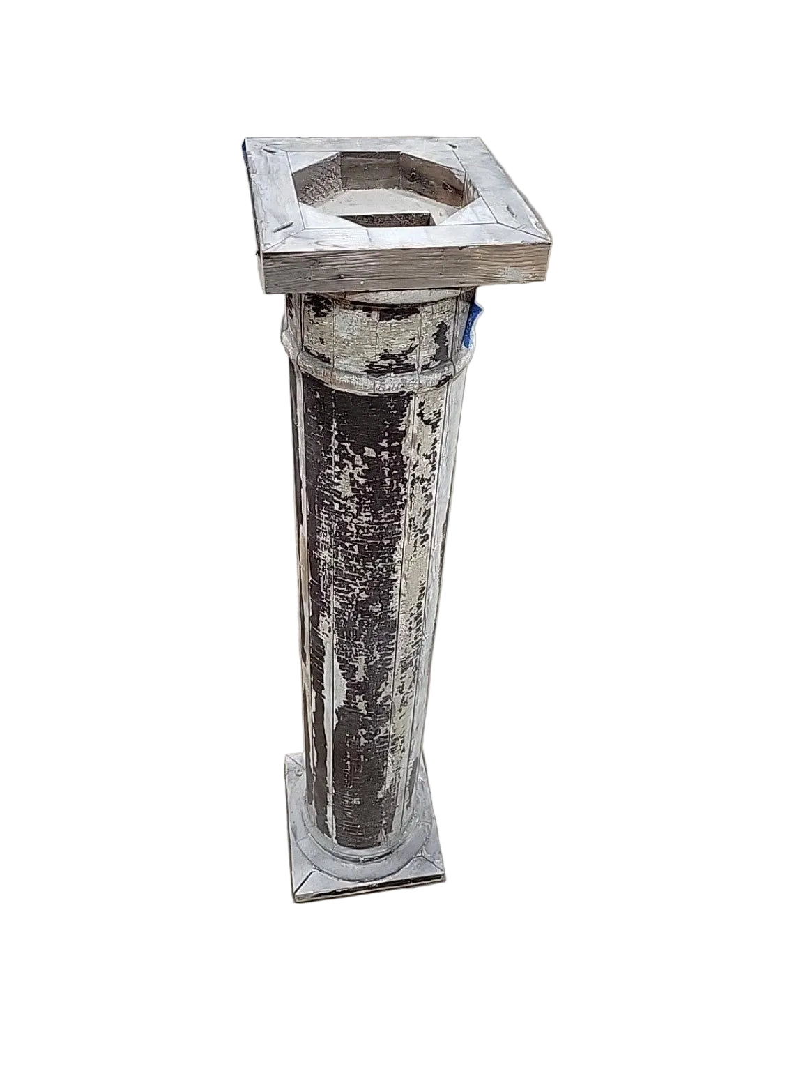 Antique Salvaged Wood Architectural Column