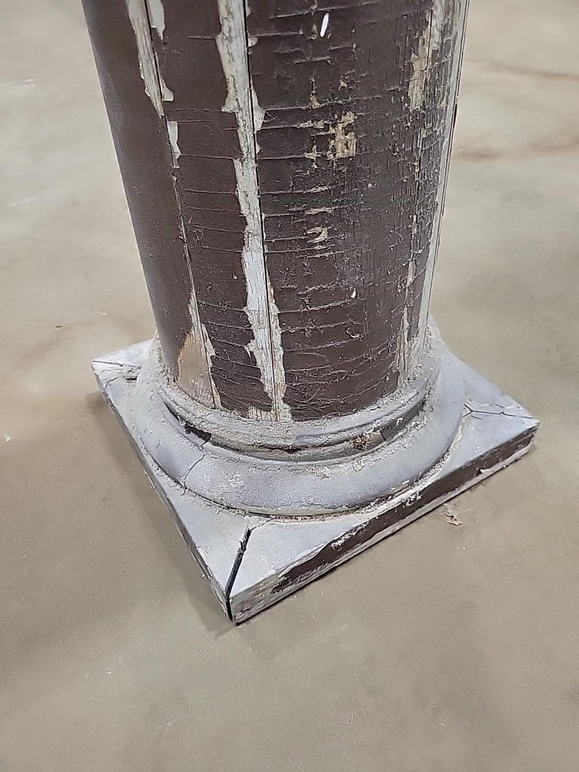 Antique Salvaged Wood Architectural Column