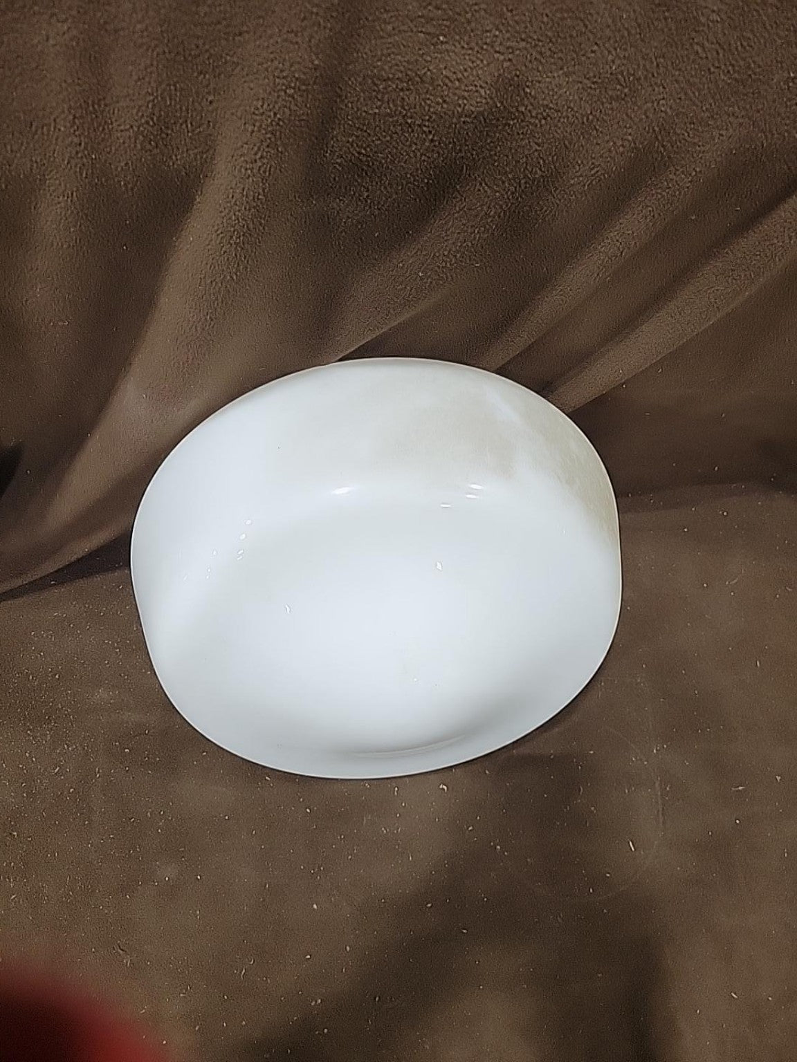 Vintage White Milk Glass Globe Light Shade – 13"