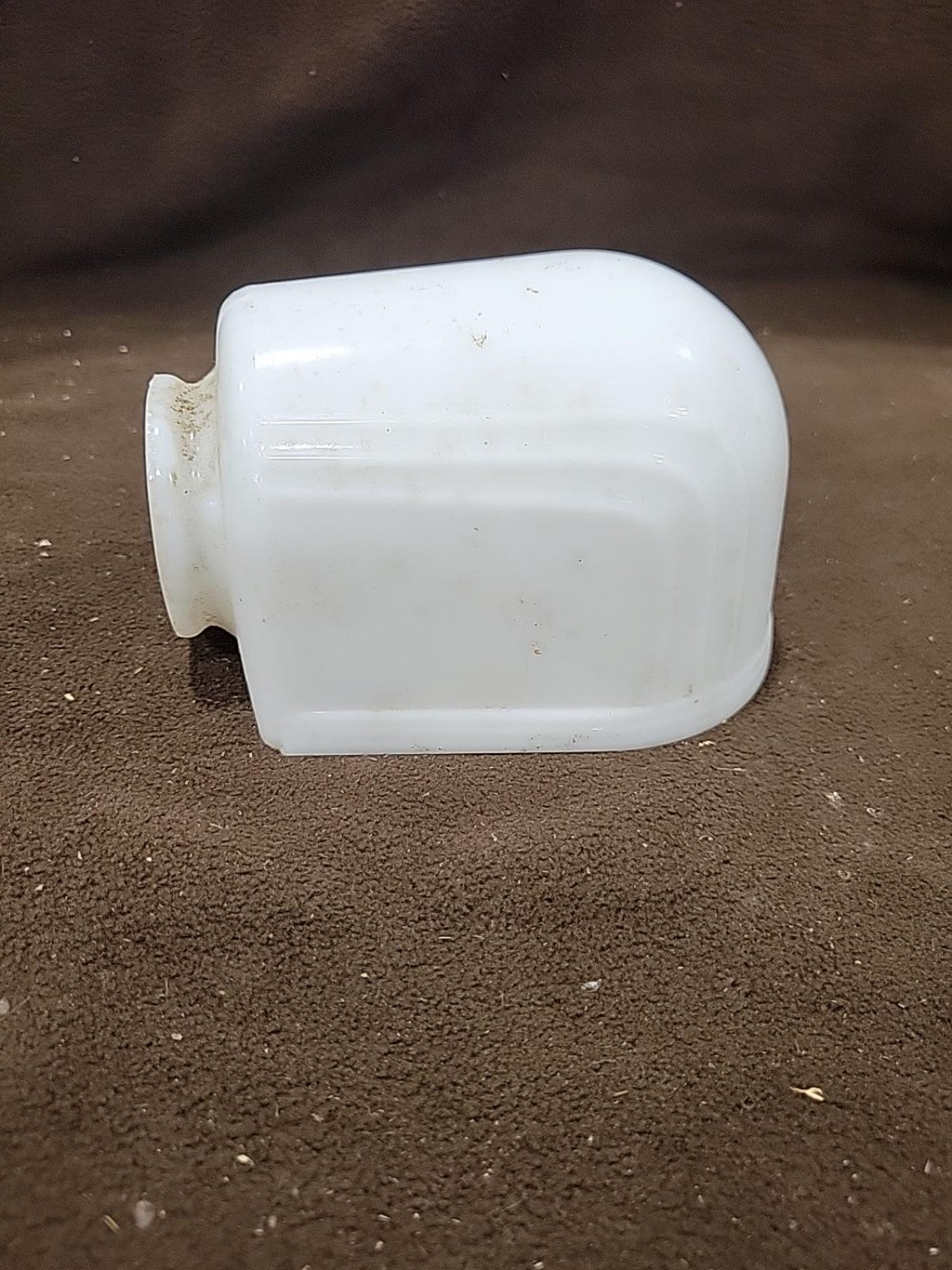 Vintage White Milk Glass Wall Sconce / Light Shade