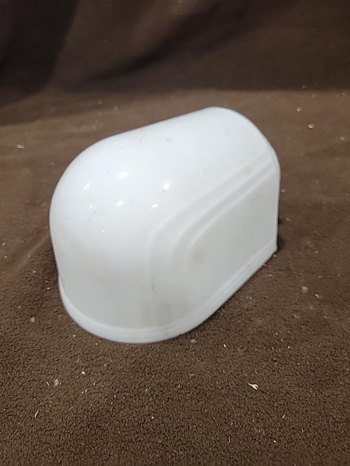 Vintage White Milk Glass Wall Sconce / Light Shade