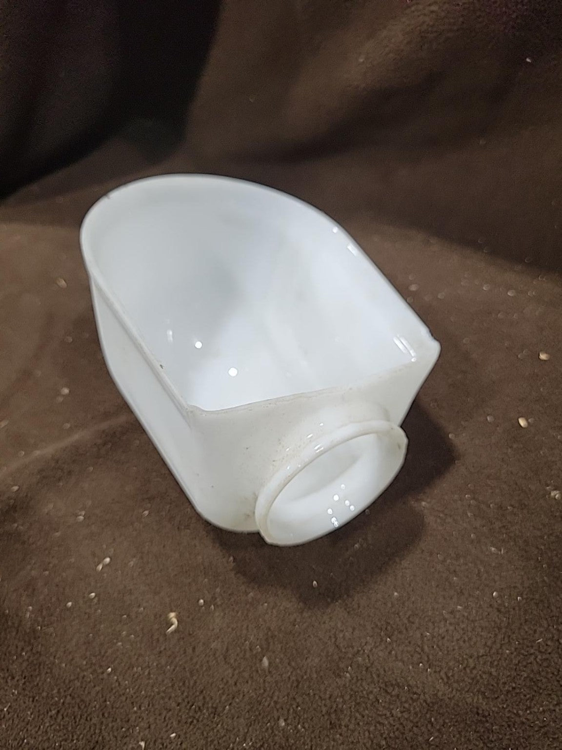 Vintage White Milk Glass Wall Sconce / Light Shade