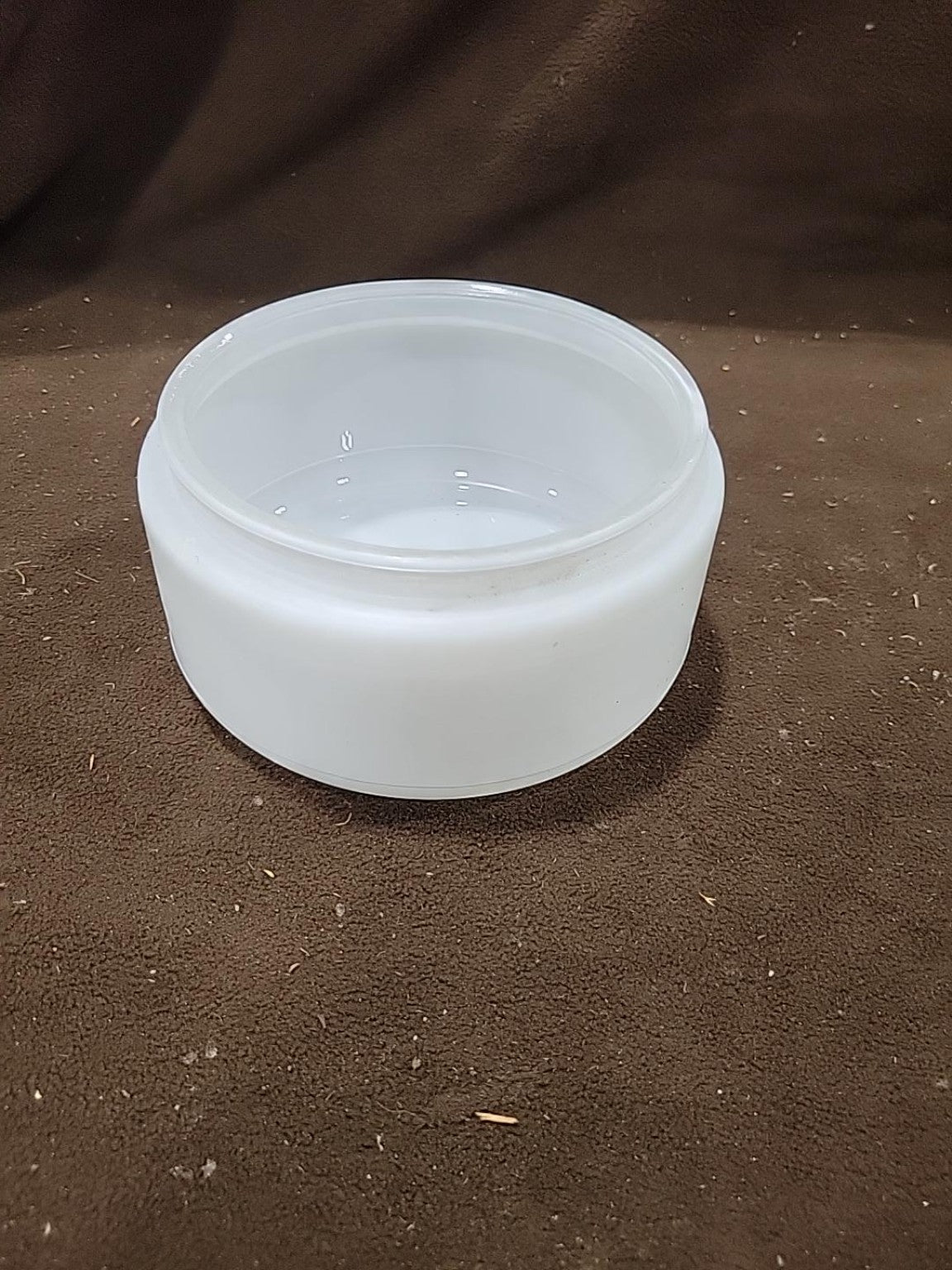 Vintage White Milk Glass Drum Light Shade – 6" Fitter