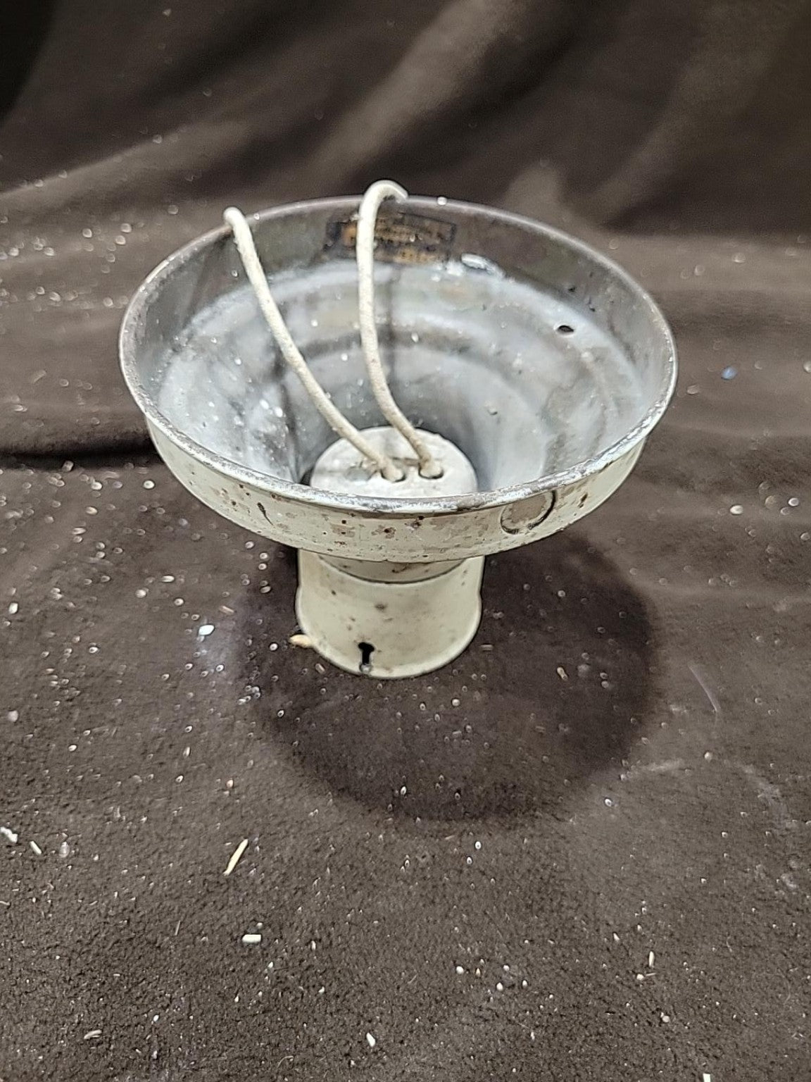 Vintage Industrial Ceiling Light Fixture – Cream