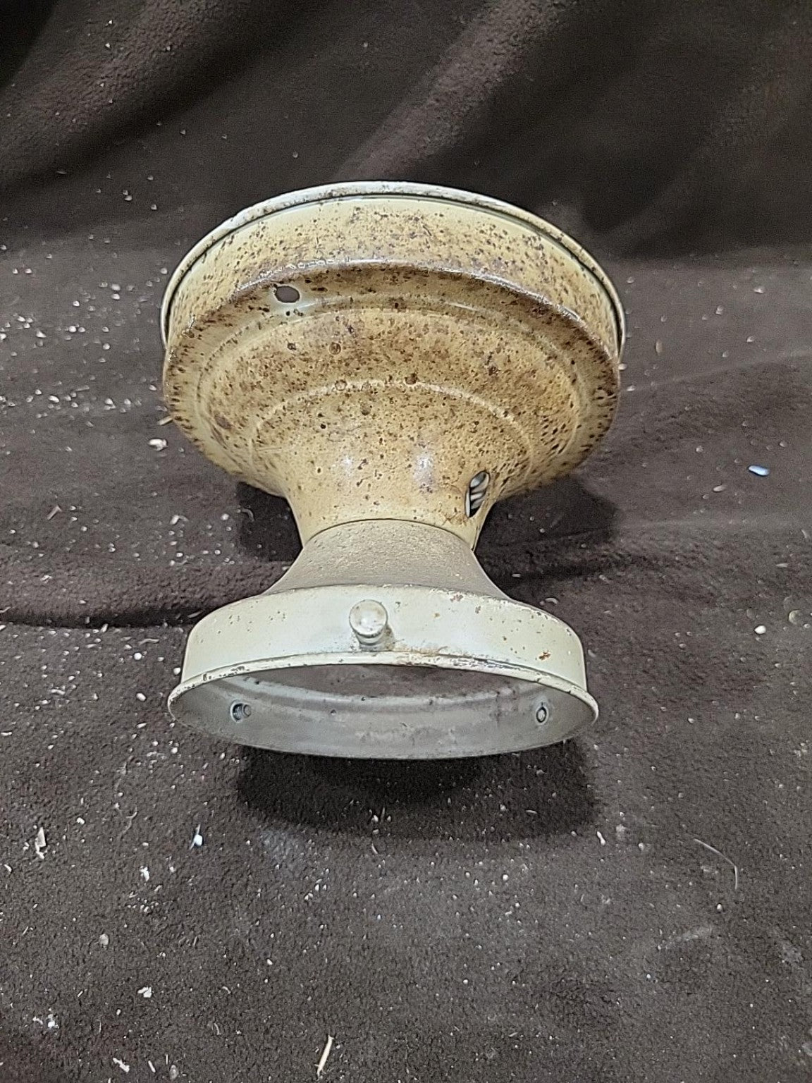 Vintage Flush Mount Metal Ceiling Light Fixture – Cream