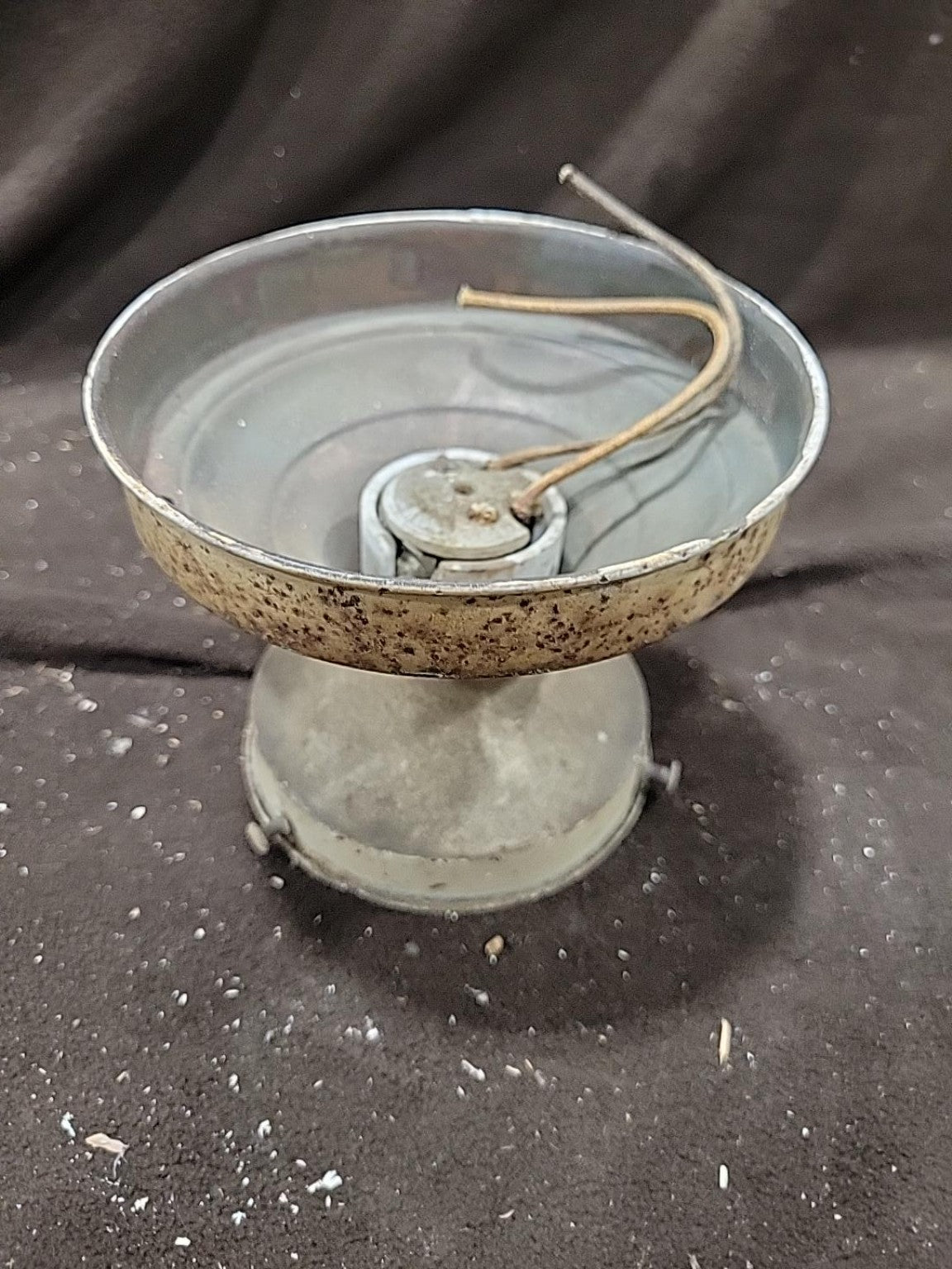 Vintage Flush Mount Metal Ceiling Light Fixture – Cream