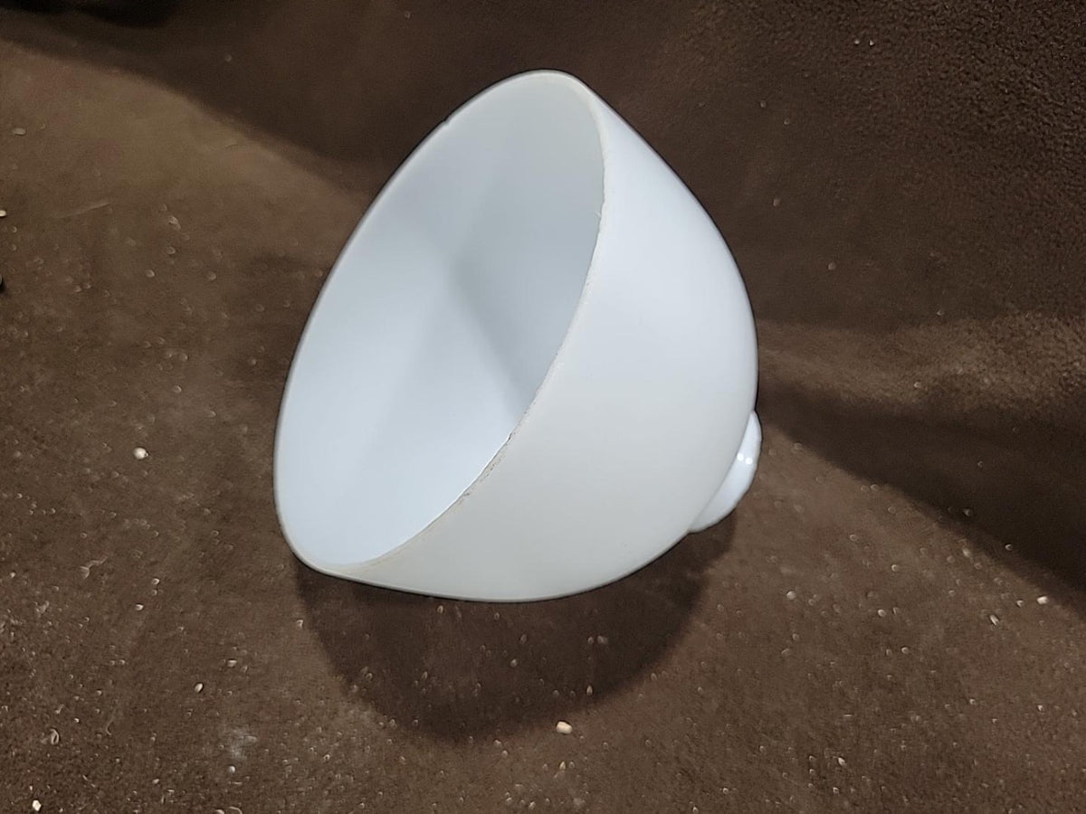 Vintage White Milk Glass Bell Light Shade