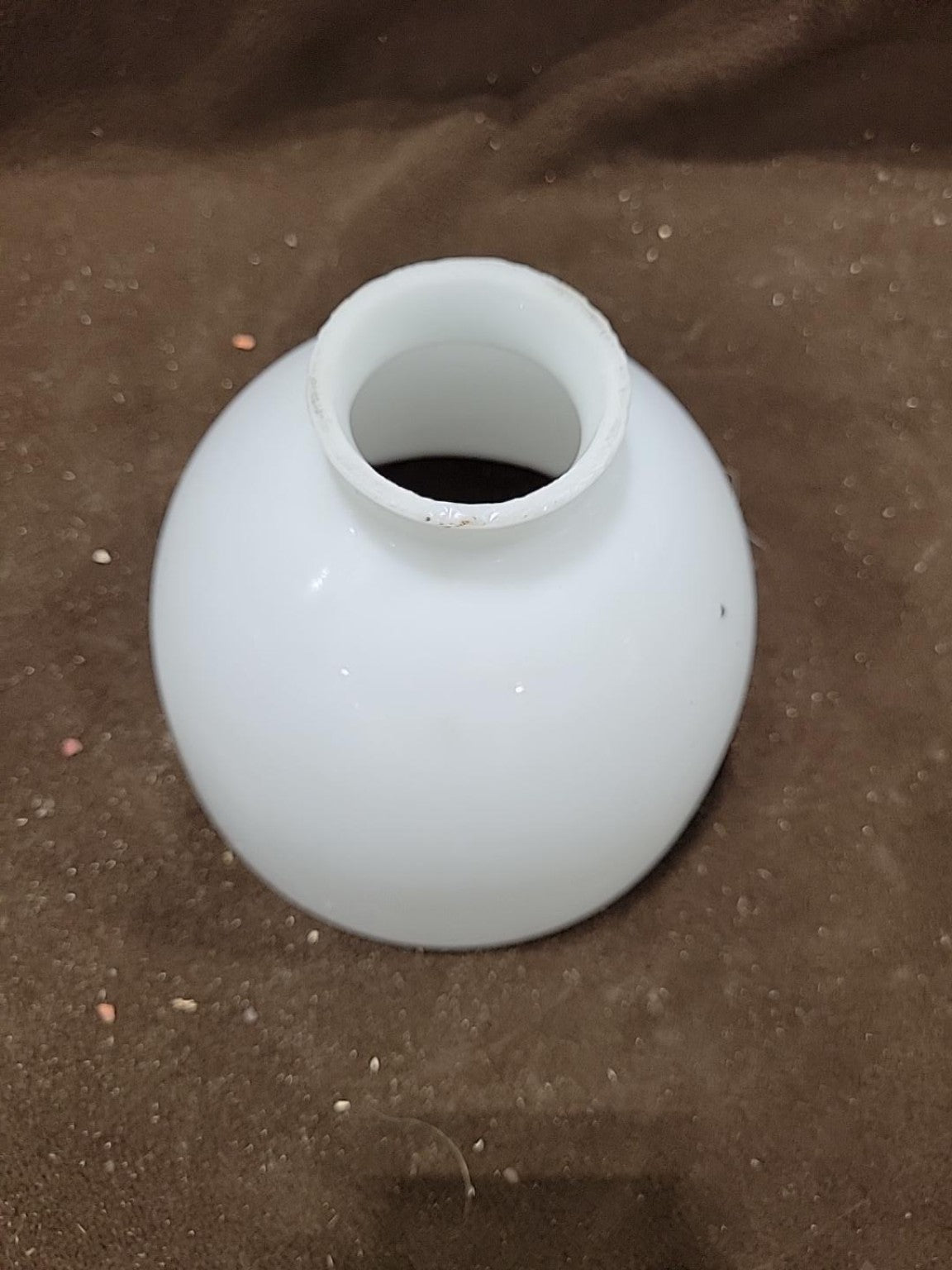 Vintage White Milk Glass Bell Light Shade