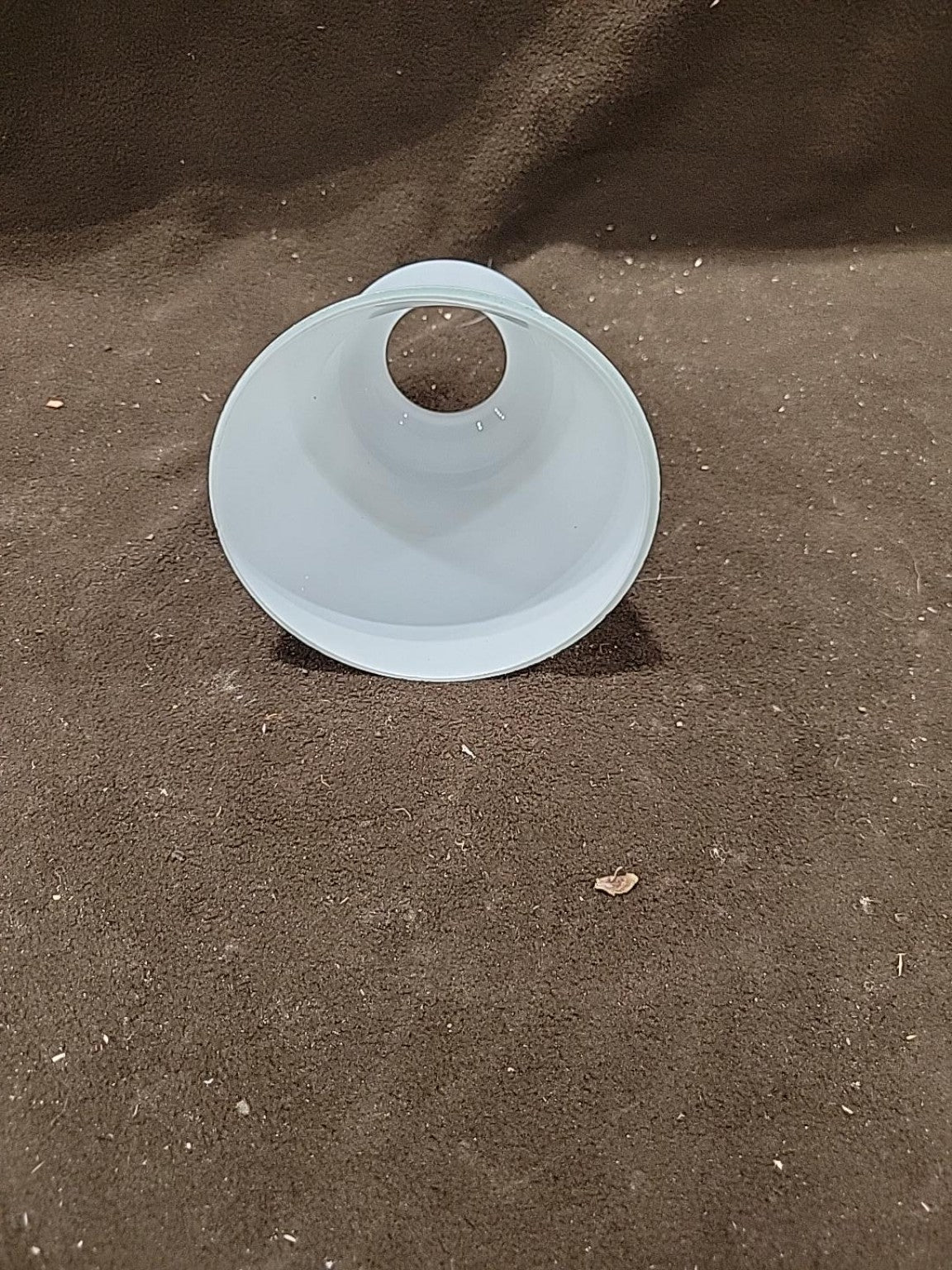 White Milk Glass Bell Light Shade
