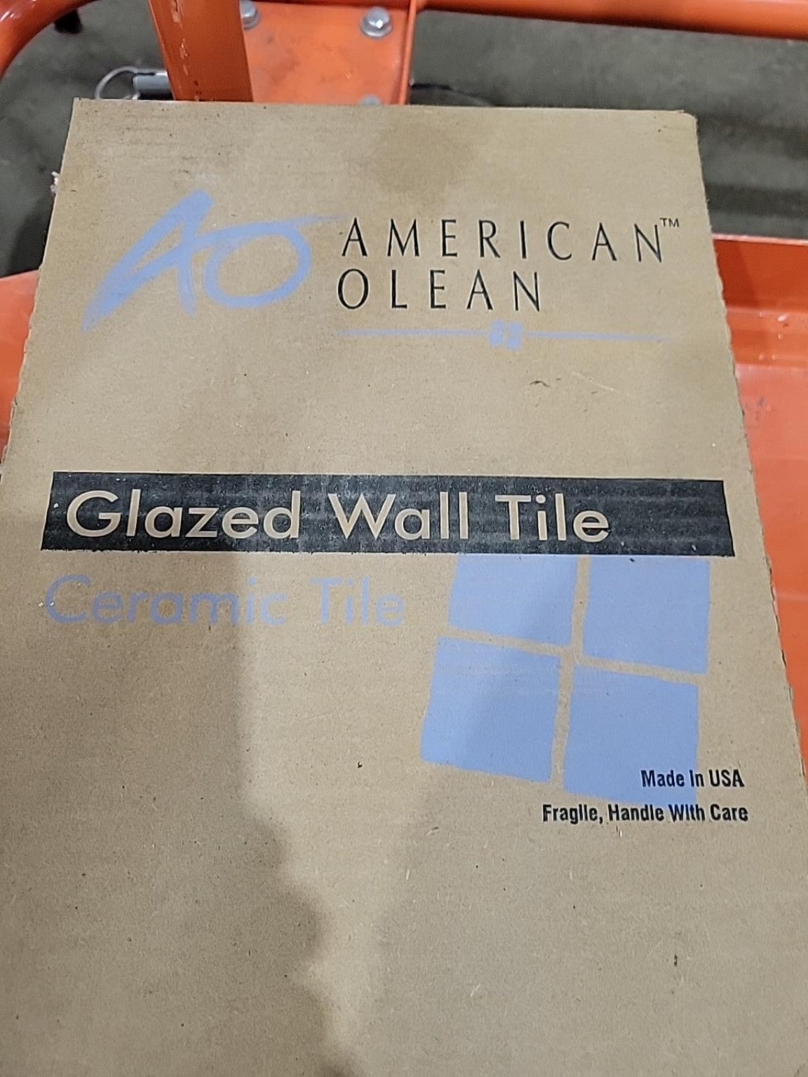 Vintage American Olean White Glazed Wall Tile Lot