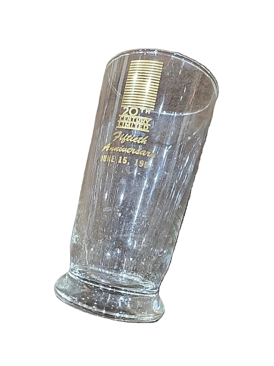 1952 20th Century Limited Anniversary Glasses – Set of 6