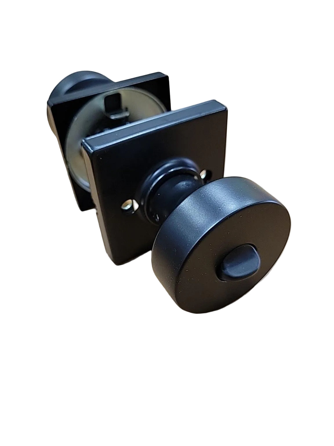 Kwikset Pismo Matte Black Privacy Door Knob