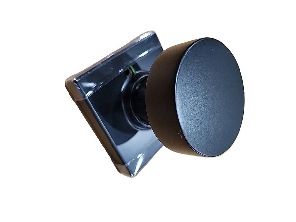 Kwikset Pismo Matte Black Dummy Door Knob