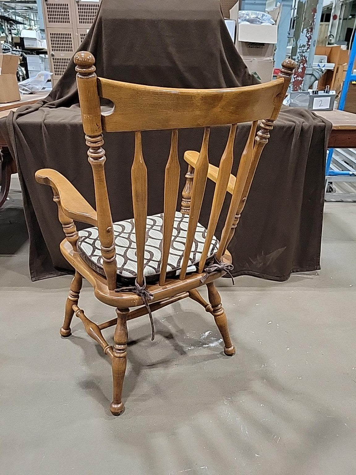 Vintage Ethan Allen Colonial Armchairs – Pair