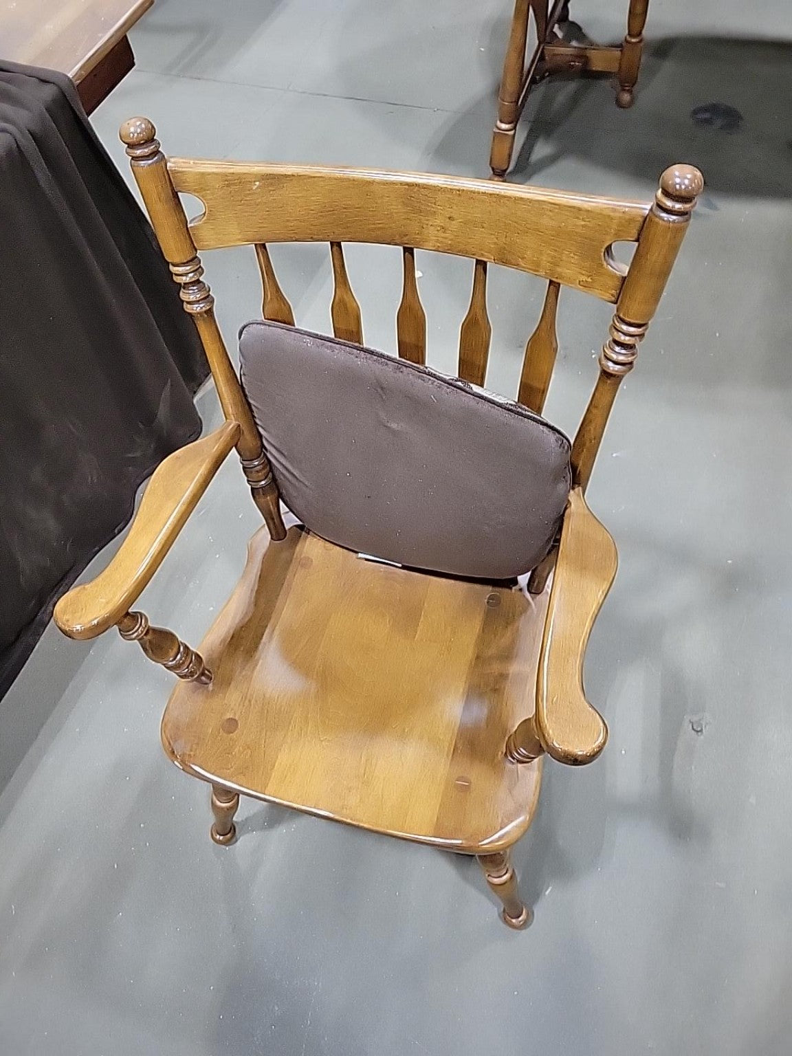 Vintage Ethan Allen Colonial Armchairs – Pair