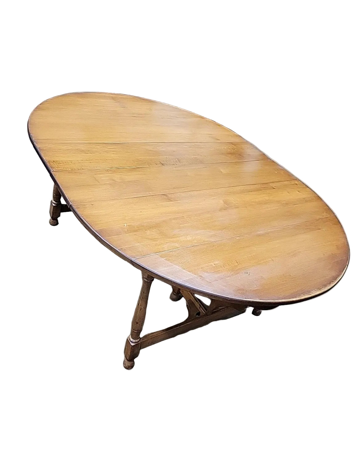 Vintage Gateleg Drop-Leaf Extension Dining Table