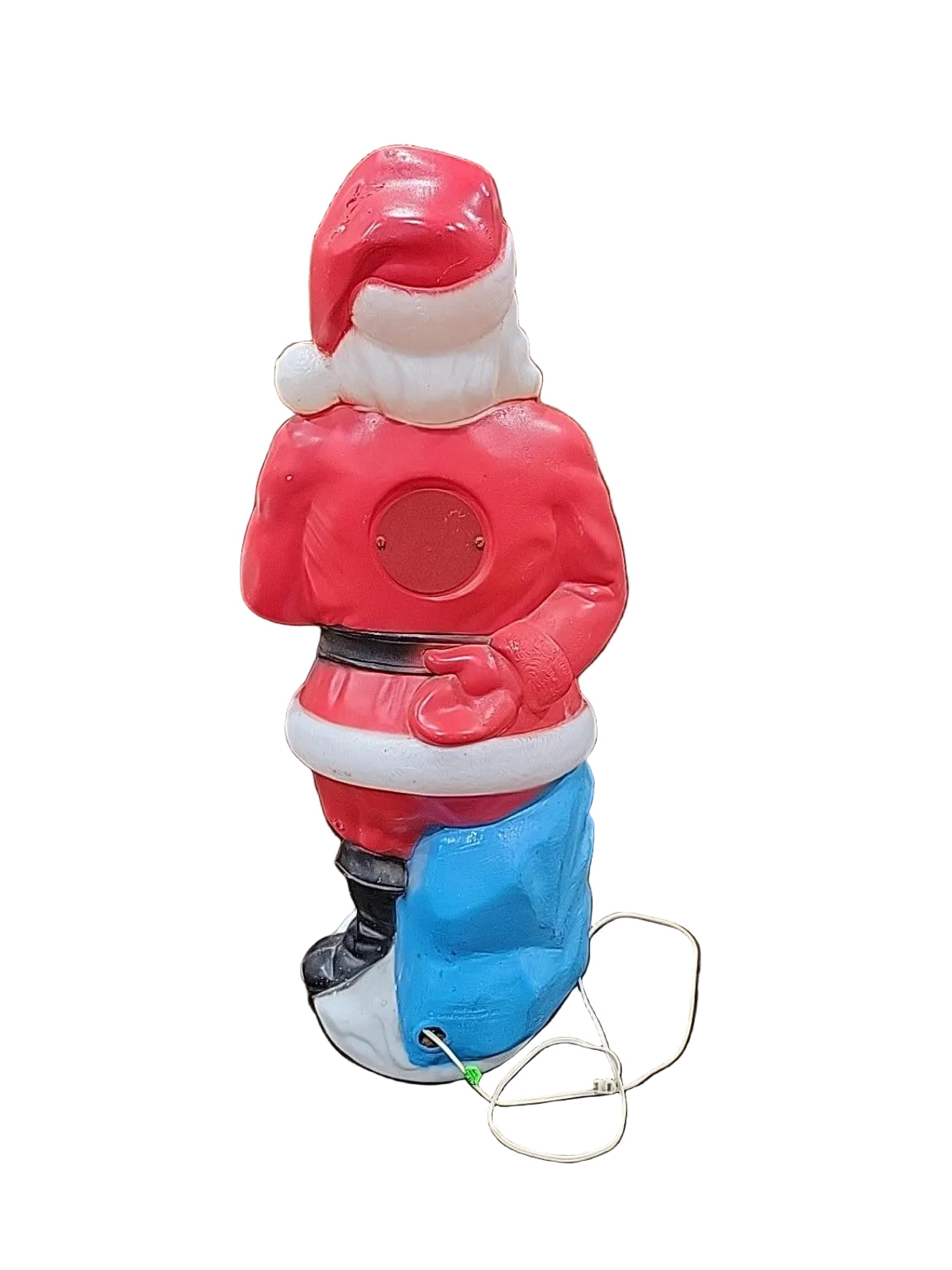 Vintage Lighted Santa Claus Blow Mold – 34"