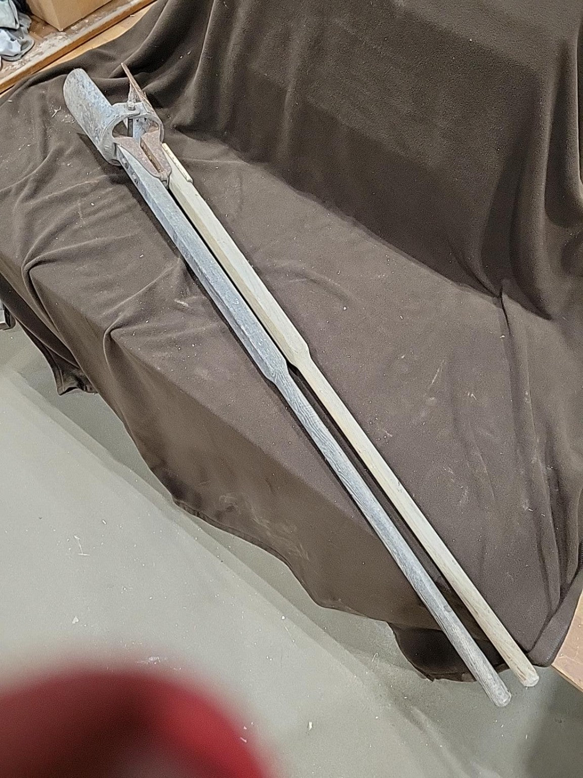 Vintage Long-Handle Manual Post Hole Digger