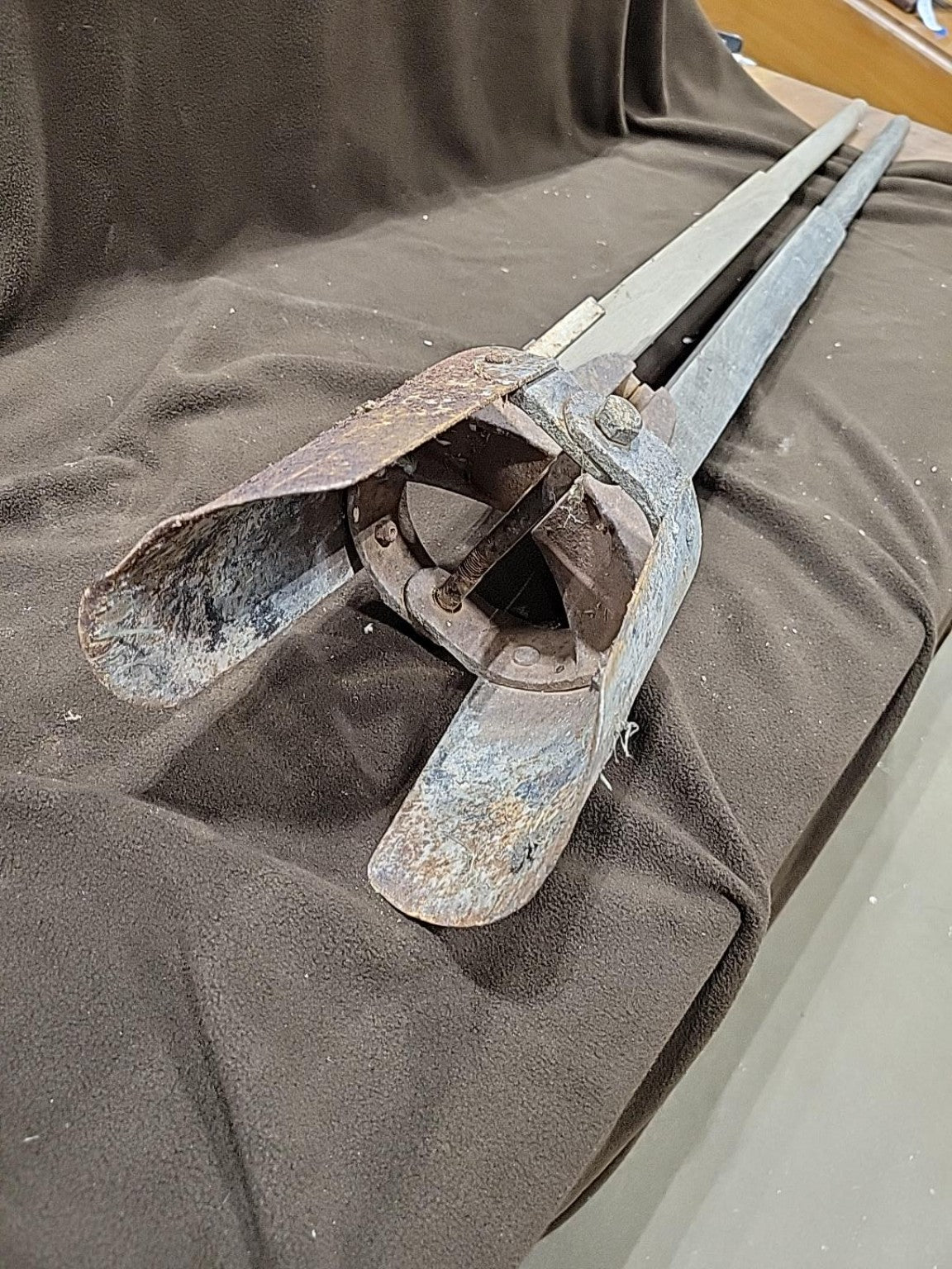 Vintage Long-Handle Manual Post Hole Digger