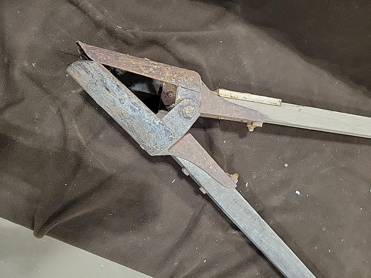 Vintage Long-Handle Manual Post Hole Digger
