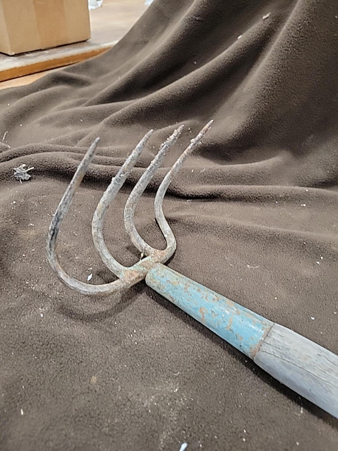 Vintage 4-Tine Long-Handle Garden Cultivator